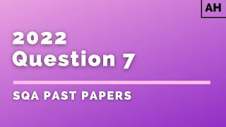 Advanced Higher Physics | SQA Past Papers | 2022 | Q7