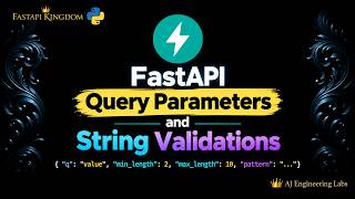 FastAPI Query Parameters & String Validation | Query, Annotated, Regex & Constraints