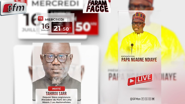 🚨🚨TFM LIVE : FARAM FACCE - Invité : Tahirou SARR - Pr PAPE NGAGNE NDIAYE - 16 juillet 2025