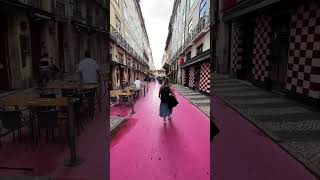 Rua Rosa em Lisboa #shortsfeed #travel #shortsviral #viagem #lisboa #portugal