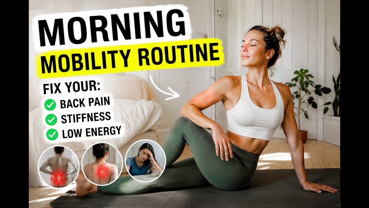 Stop Waking Up Stiff! Fix Back Pain & Boost your Energy in Just 10 Minutes