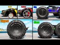 Small vs Medium vs Big Wheels - Beamng drive