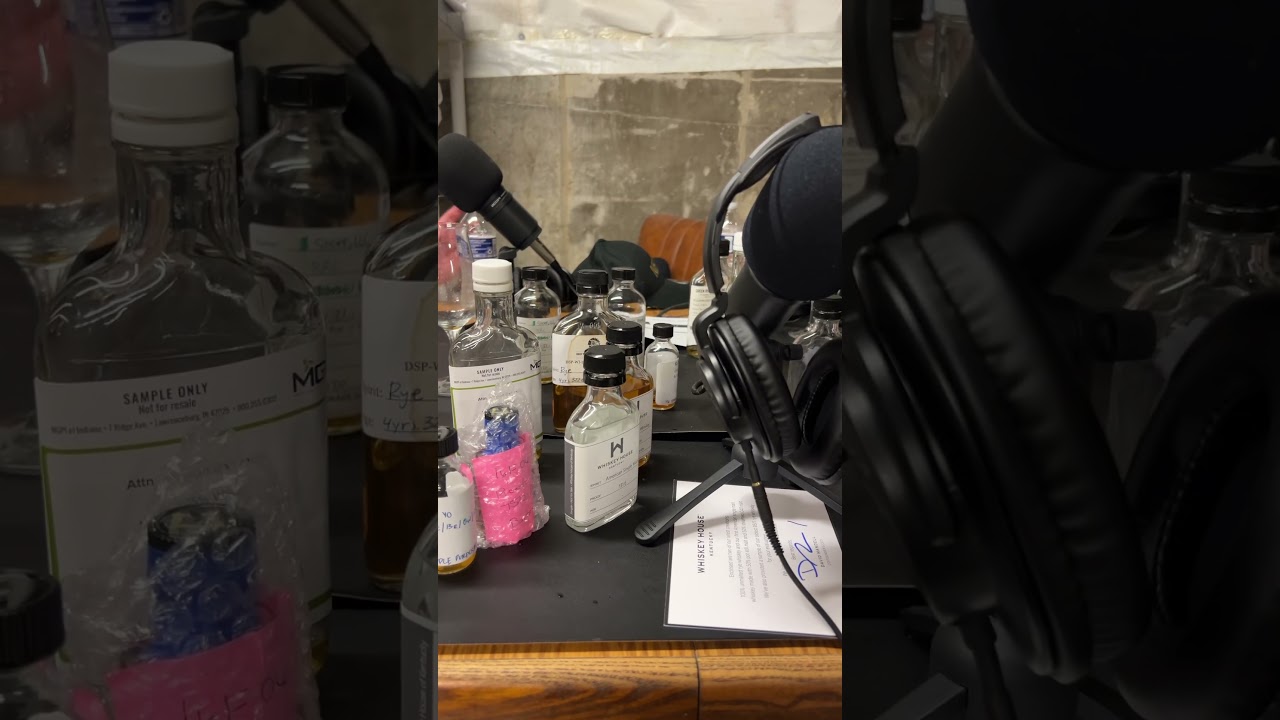 Whiskey + a podcast! A dangerous combo 👀 