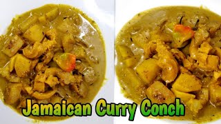 Curry Conch in Coconut Milk Jamaican Style//How to Cook Curry Conch/Conch Recipe/Easy Curried Lambie