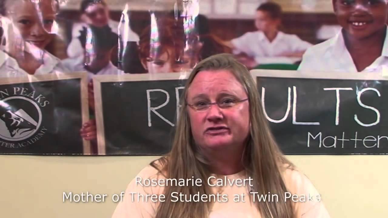 Parents sharing their experience with faculty & staff at Twin Peaks Charter