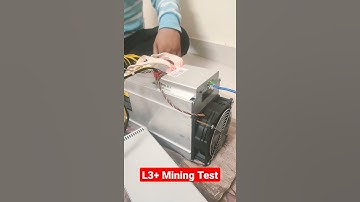 L3+ Mining Test #antminer #asic #l3 #s19pro #crypto #bitcoinmining #antminers9 #antminerE9