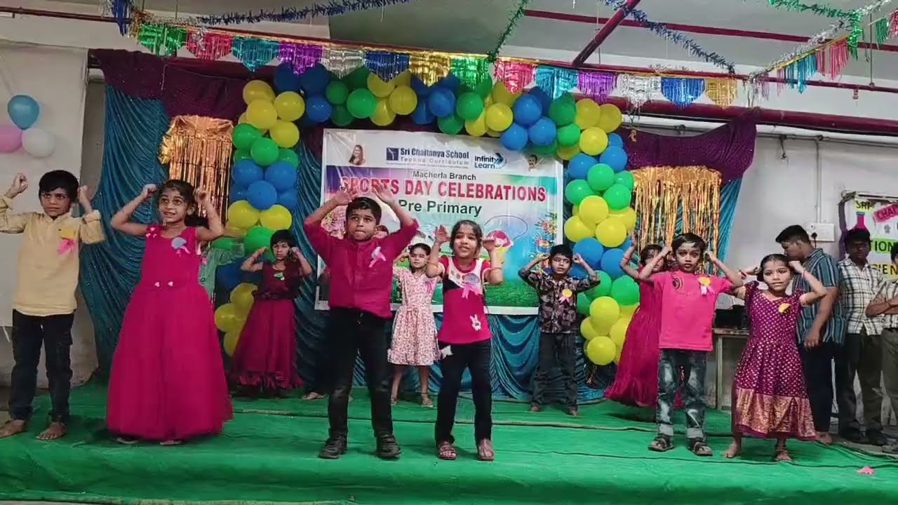 My son's dance performance in Sri Chaitanya school,macherla branch