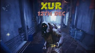 Destiny 2 Xur Review 12th - 15th Dec 2025