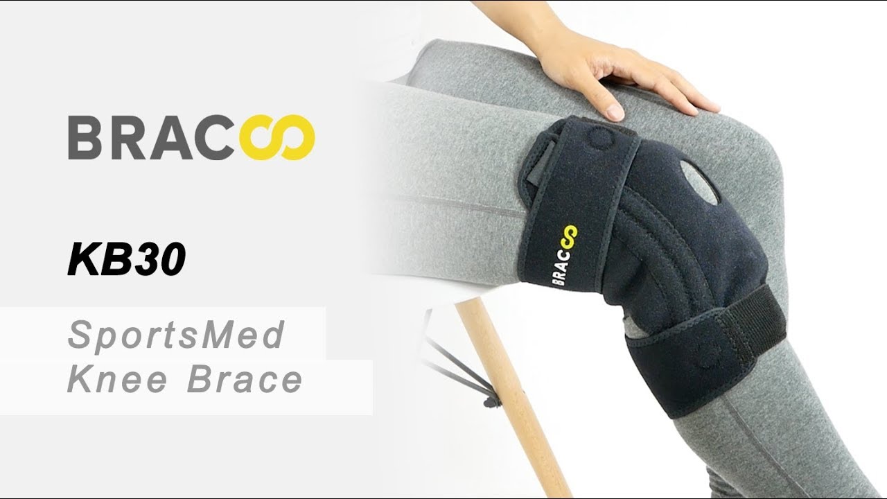 How to wear_BRACOO KB30 Knee Fulcrum Wrap YouTube