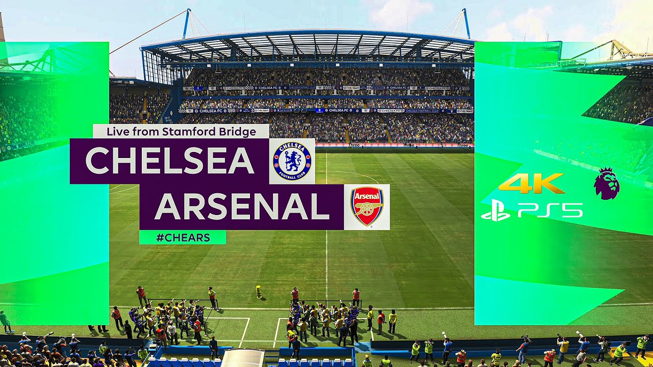FIFA 22 — «Челси» против «Арсенала» — Премьер-лига — Геймплей для PS5 4K