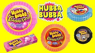 Hubba Bubba Bubble Tape Mega Long 3X Orange Cola Party Fancy Fruit Gum Opening