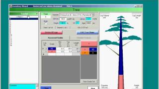 Inventory tool - series of plots and trees