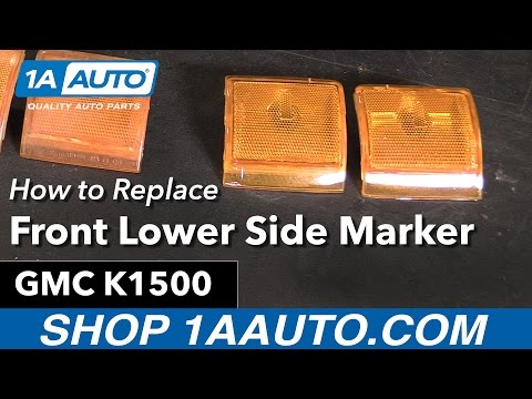 How to Replace Front Lower Side Marker 94-99 GMC K1500