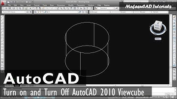 Turn On and Turn Off AutoCAD 2010 Viewcube