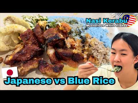 🇯🇵 Nasi Kerabu! But Japanese Got More Fascinated by Mysterious White Flakes in Kelantan 🇲🇾