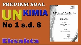 Prediksi UN Kimia 2019 - Bagian 1