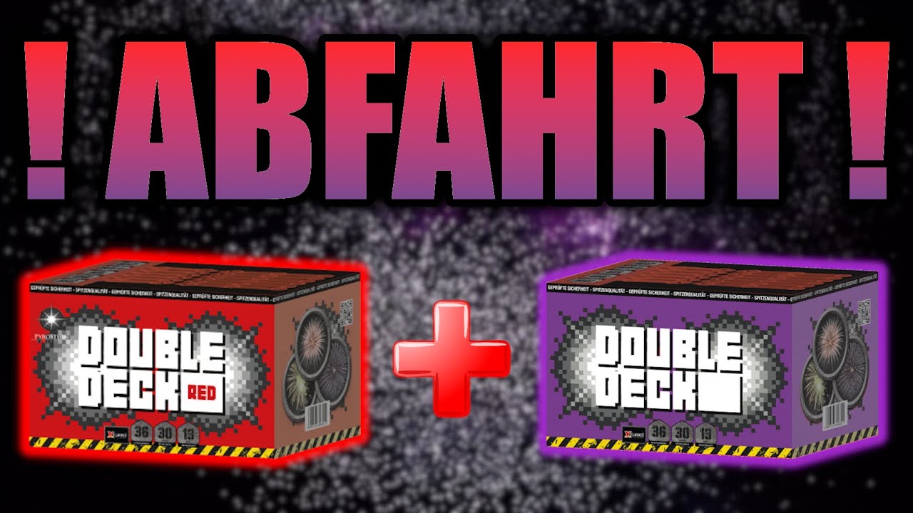 DOPPELT GEZÜNDET ! XPLODE DOUBLE DECK RED + PURPLE AUF SCHLAG