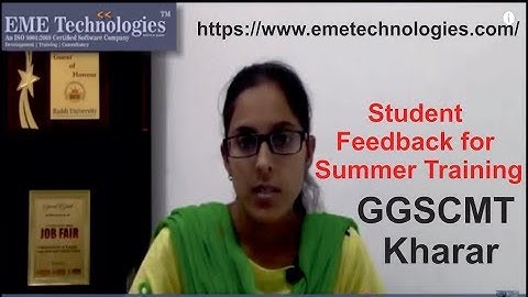 GGSCMT Kharar Student Feedback Parminder Kaur
