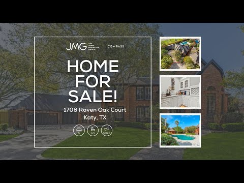 1706 Raven Oak Court, Katy, TX home video tour