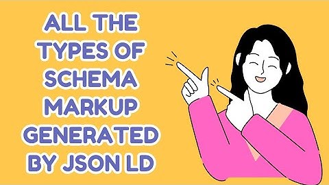 All Types of Schema Markup Generated By JSONLD | SEO 2025 | Organically Marketing