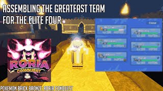 Embling The Greatest Team For The Elite 4 In Roria Conquest Roblox - Pokemon Brick Bronze