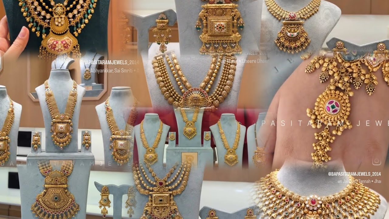 New darbari antic gold jewellery set.. 