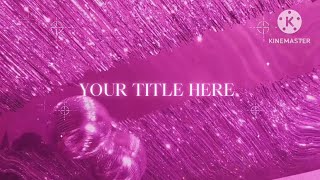 My Logo, Intro, And Outro For My 22nd Birthday