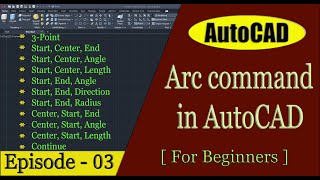 Famous Arc command in AutoCAD || Arc command || #autocad #cad Wealth