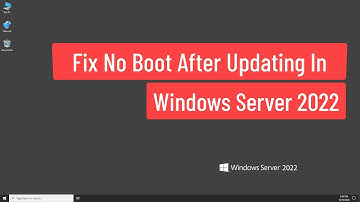 Fix No Boot After Updating Windows Server 2022 | No Booting Device Found After Updating Server 2022