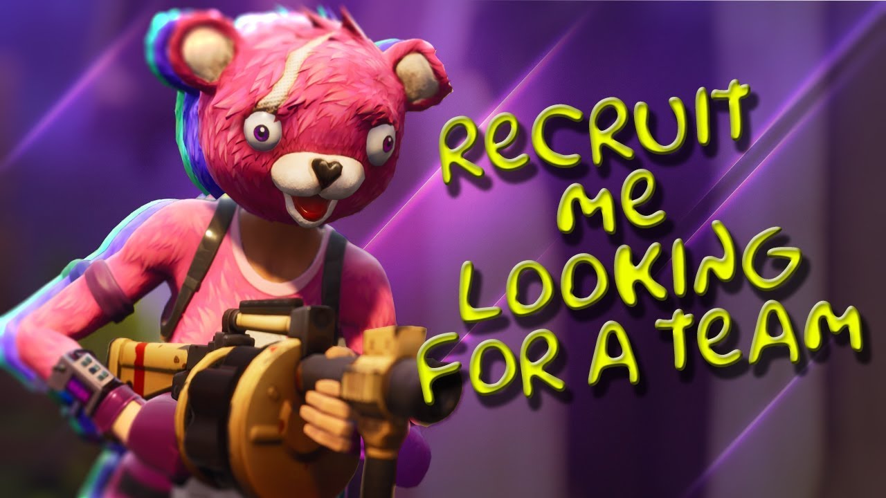 Looking for clan recruitment (Fortnite Montage)