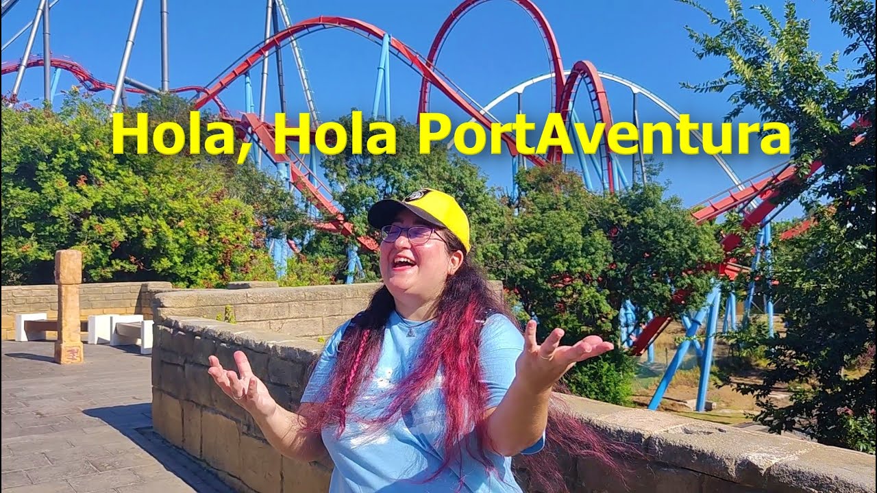 Cantando el jingle "Hola, hola, PortAventura" en PortAventura WORLD 🎵🎢