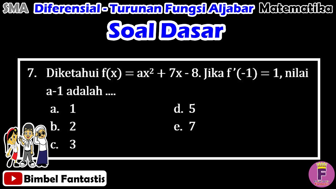 Diferensial Turunan Fungsi Soal Dasar Seri Belajar No