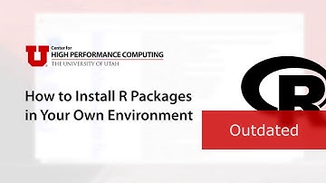 How to Install R Packages in Your Own Environment (Outdated)