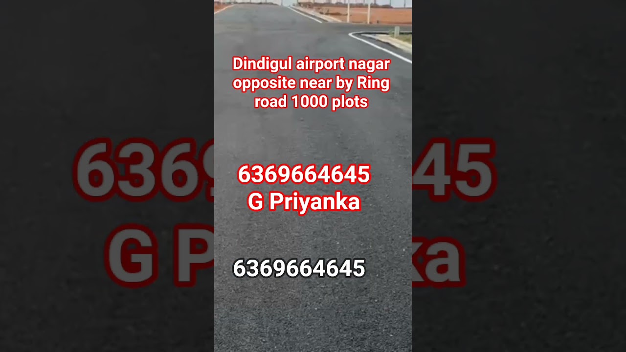 dindigul ring road site 1000 plots 