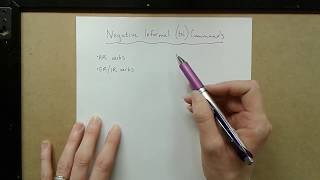 Negative Informal/Tú Commands in Spanish