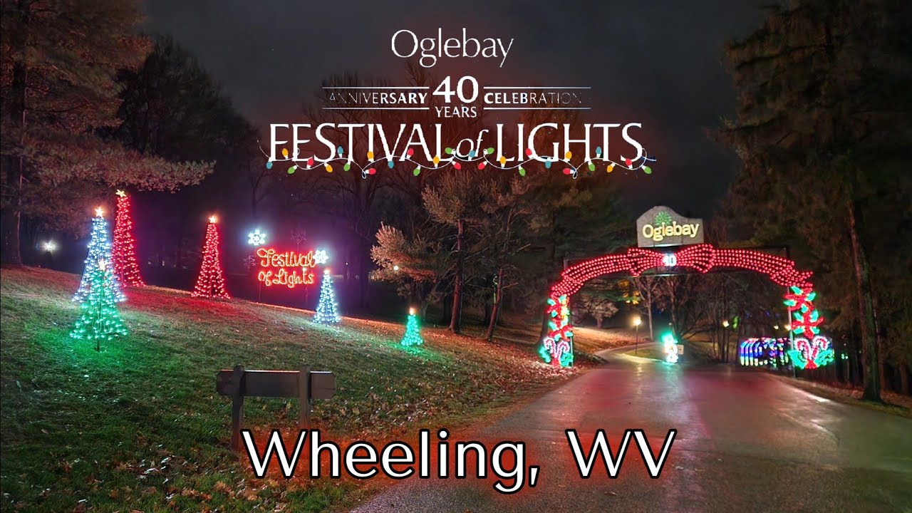 oglebay-festival-of-lights-40th-anniversary-wheeling-wv-youtube