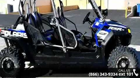 2011 Polaris Ranger RZR 4 800 EPS Robby Gordon LE  - Ride...