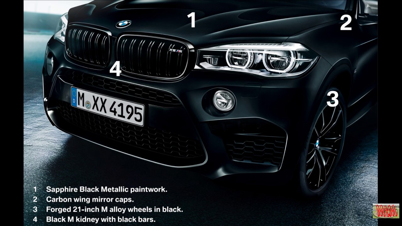 BMW X5M & X6M Black Fire Edition