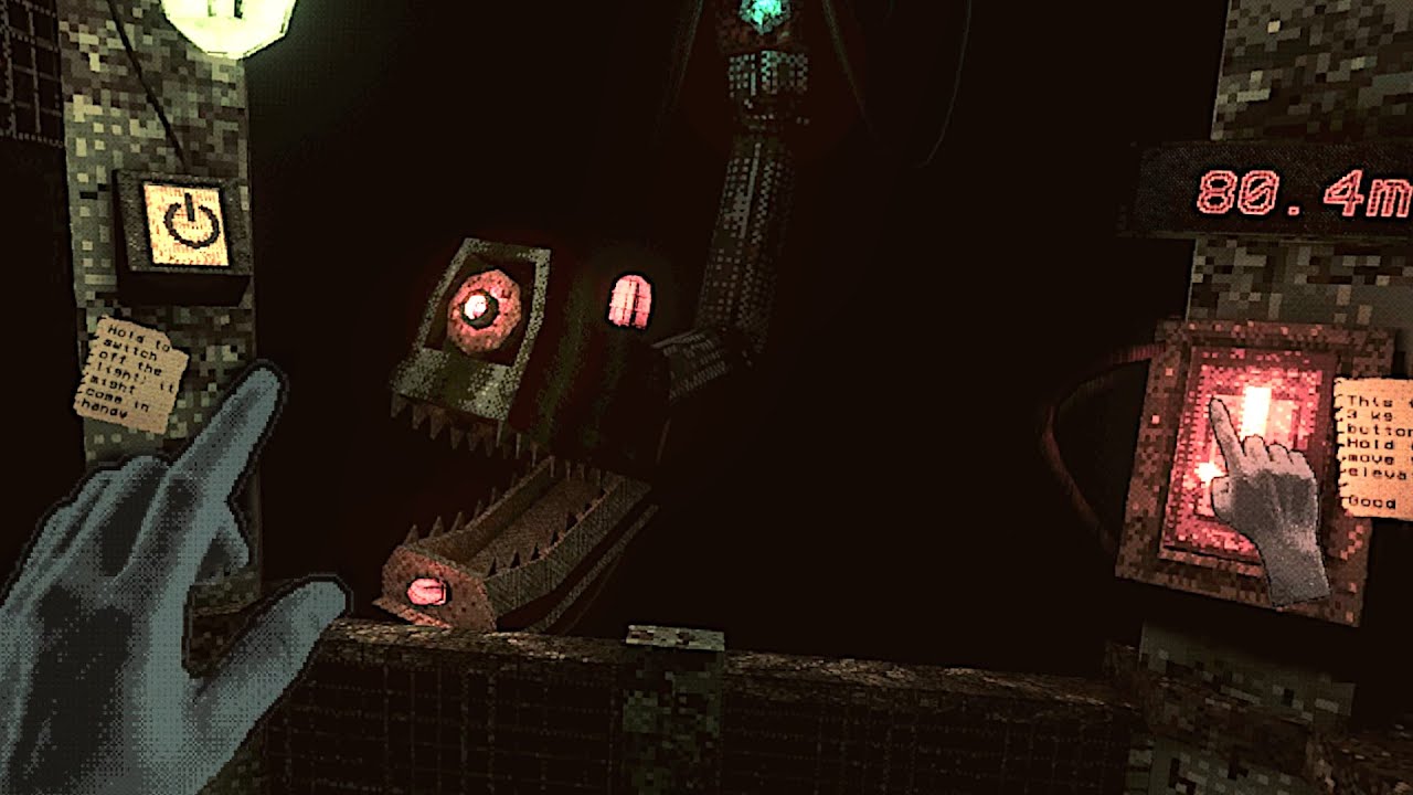 Horror Game Where Your Job Is To Use An Unsafe Elevator - Red Finger