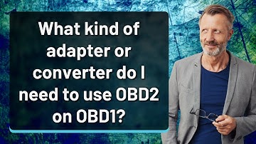 What kind of adapter or converter do I need to use OBD2 on OBD1?