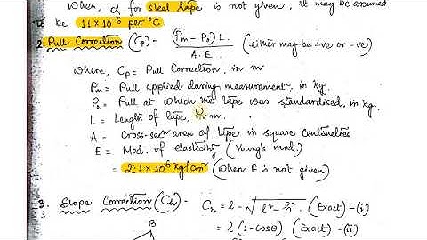 #12 Tape Correction - Surveying