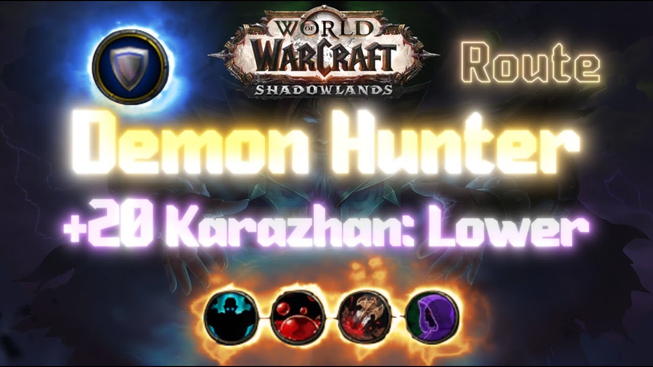 +20 Karazhan Lower Fortified [Highlights] Demon hunter Tank
