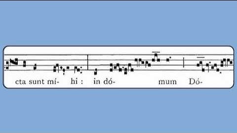 Alleluia: Laetatus Sum (2nd Sunday of Advent)