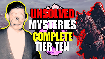 Creepy UNSOLVED MYSTERIES Iceberg Explained [Four Hours]