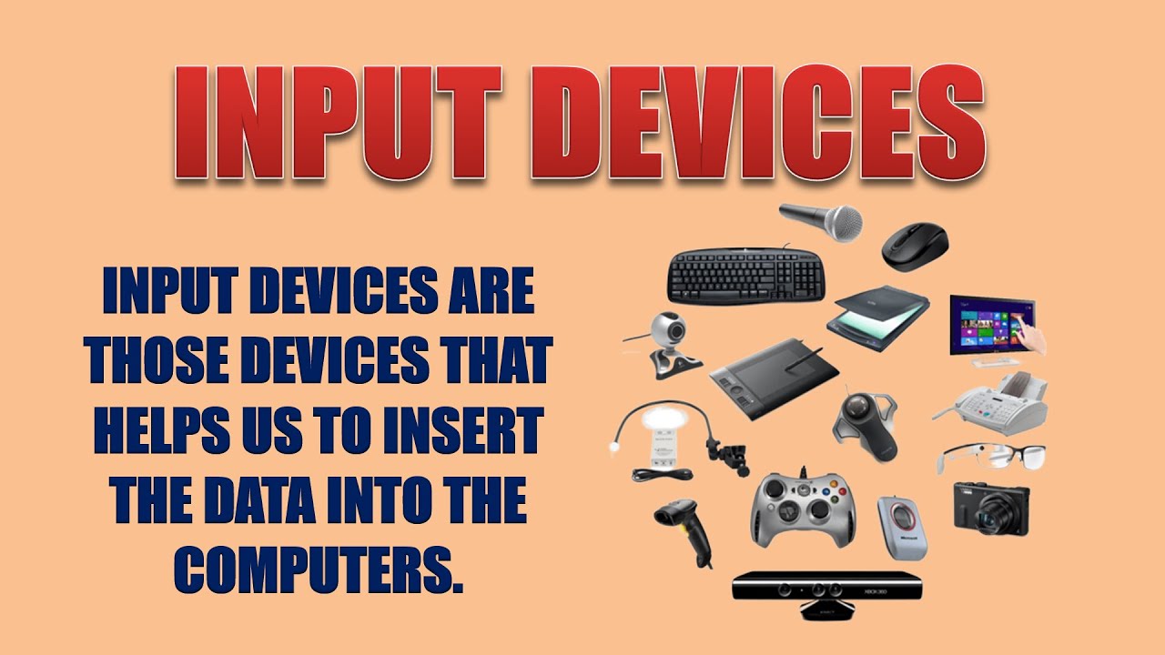 Input Devices of Computer | input unit of computer | basic computer ...