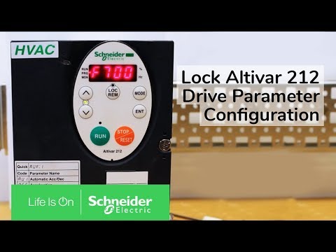 residential wind turbine Locking Altivar 212 Drive Parameter Configuration via Display | Schneider Electric Support