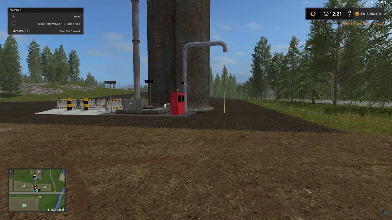 Farming Simulator 17 FS17 Mod Fermenter 5000 FERMENTING SILO