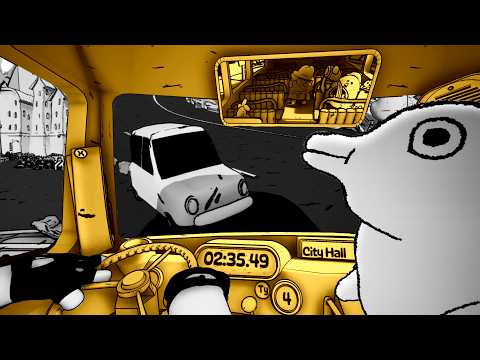 Thank You Bus Driver - Double Fine's Crazy Taxi in a Bus with Passenger Slapping and Lots of Carnage