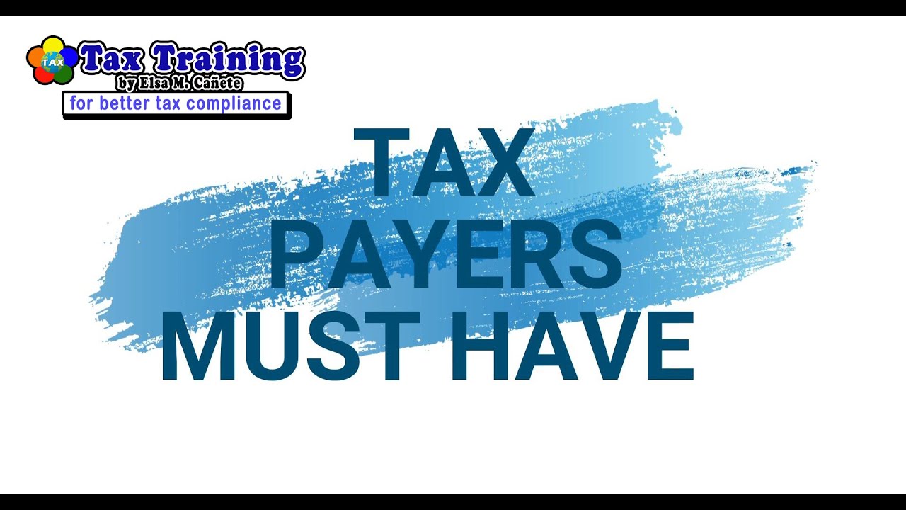 Tax Payers Must Have