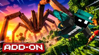 I Tested the Netherite Octoarachnopod Mod in Minecraft Bedrock... screenshot 2